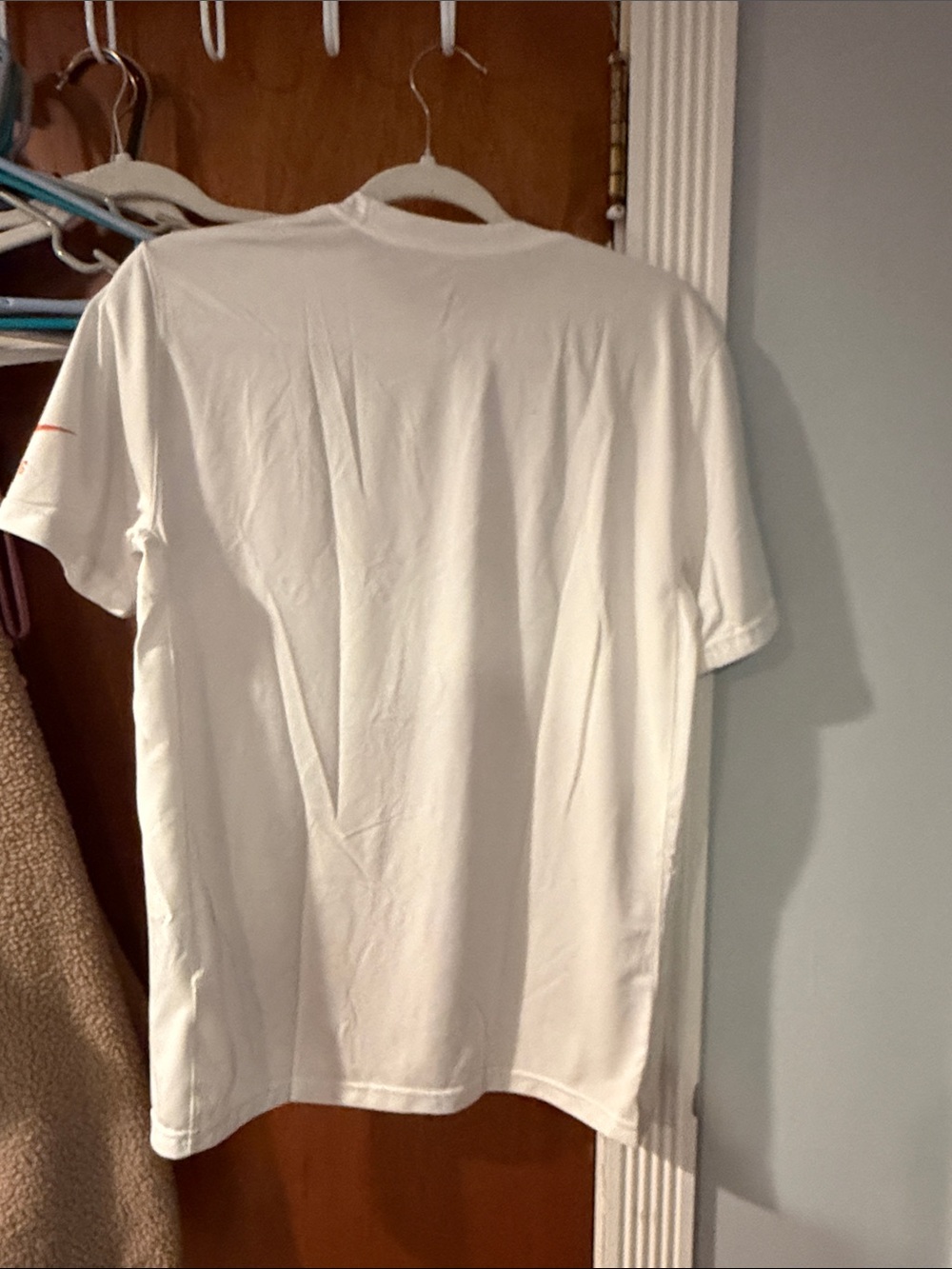 Nike White Tee with Orange and Gray Camper Graphic - Picture 3 of 4